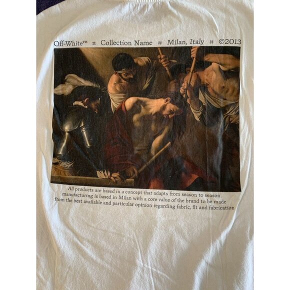 Off-White Caravaggio Crowning Skate T Shirt 2013 Men’s Large Virgil Abloh - Picture 16 of 16